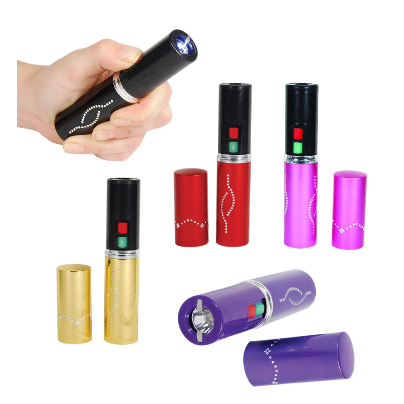 TW-328 口红电击器电棍自卫钥匙扣